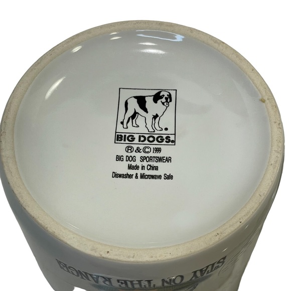 BIG DOGS Golf Coffee Mug If You Can't Drive Stay on the Range Oversized Coffee - Picture 7 of 7